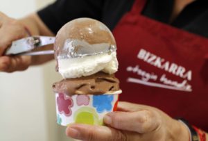 Helados sin azúcar Bizkarra