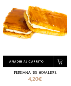 dulces de bilbao persiana