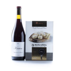 Maridaje de vino Kauten y trufas de queso - Bizkarra