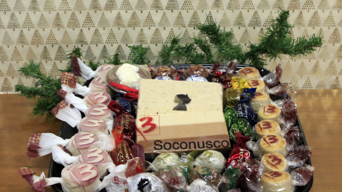 Bandeja de dulces navideños Bizkarra