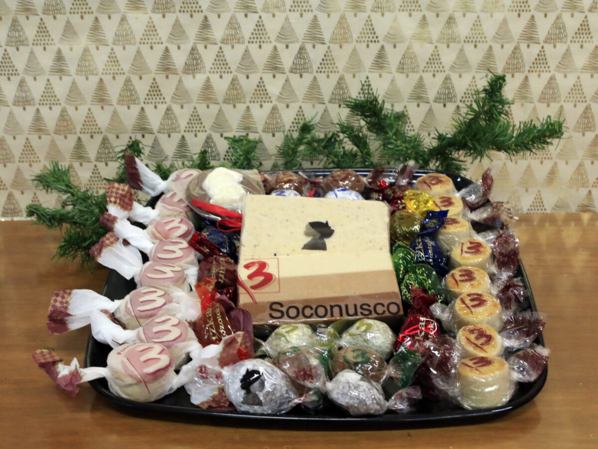 Bandeja de dulces navideños Bizkarra